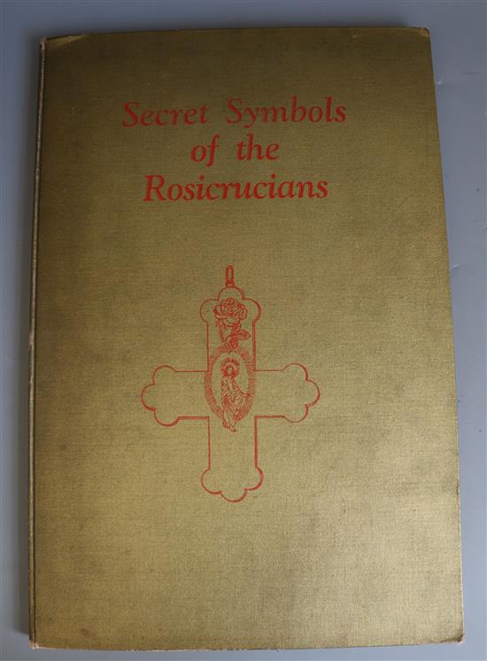 Rosicrucians - Secret Symbols of the Rosicrucians, folio, The Aries Press, Chicago 1935, Lawrence, T.E. - Seven